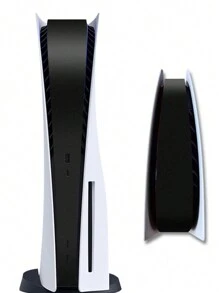 1 Miếng PS5 Bảng điều khiển Da , PVC Bảo vệ Hình dán Chống lại Vết trầy xước , Sợi carbon Đen Hình dán Đối với Bảng điều khiển & - màu đen - Xem 3