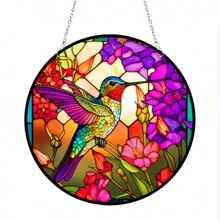 1pc Acrylic Ornament for Tree Wall Window Decor Indoor & Outdoor Home Decorations - Multicolor - View 1