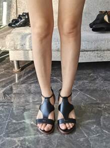 New Arrival Summer Collection Fashionable And Comfortable Women's Sandals - Black - View 6