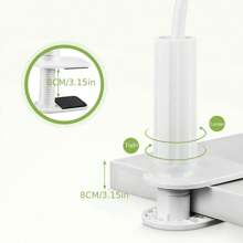 1個黑色手機夾持架，帶柄和柔軟長臂，支持懶人支架，與14 Pro Max、12、13兼容 - 黑色 - 查看 2