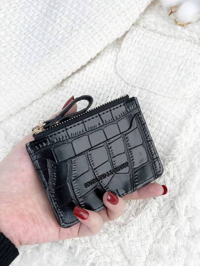 SOUTHLAND&KANGAROO محفظة صغيرة مبثوقة بحروف، جيب عملات معدنية، محفظة مطوية صغيرة، محفظة نحيفة خفيفة متعددة الطبقات محمولة، حامل بطاقة هوية وبطاقات نقدية، موضة حديثة ، هدية للأعياد والبنات والنساء ، لحمل الأدوات المدرسية والبطاقات، محفظة أعمال ، حامل بطاقات ائتمان للنساء