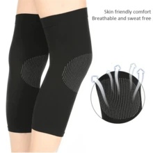 Ultra-thin Warm And Cold-proof Knee Pads - 1 Pair - Black - View 7