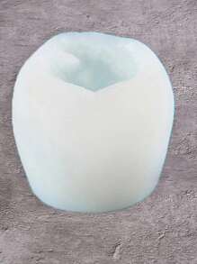 1 件毛线球和蛋糕形状硅胶模具，用于制作香薰蜡烛装饰、DIY 工艺品 - 白色 - 查看 3