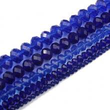 多面玻璃水晶圓珠用於珠寶製作間隔水晶玻璃珠 Ab 效果耳環吊墜手鍊髮飾裝飾 - 刻面玻璃水晶 - 查看 53