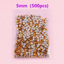 2mm - 6mm Resin Rhinestones Color Non Hotfix FlatBack Glue On Nail Gems Strass Glitter Bling Rhinestone Jelly Beads For Nail Art, Mugs, Bottles, Tumblers, Mobile ,MakeUp DIY Accessories - Red - View 8