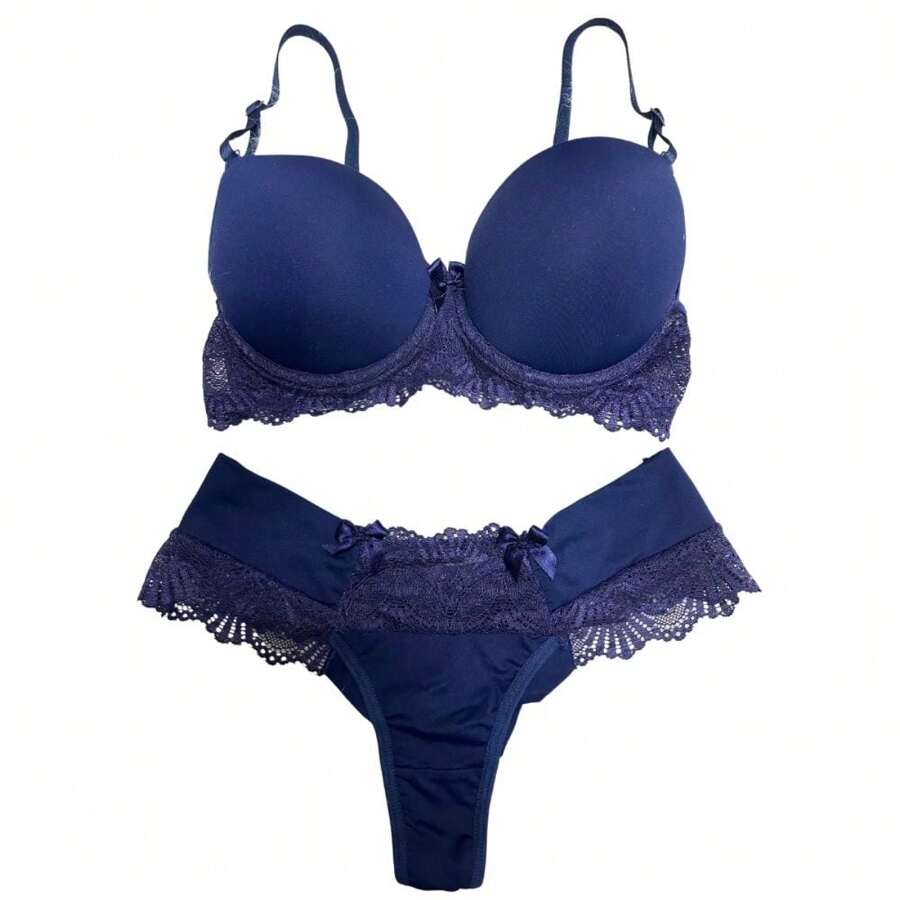 Women Sexy Lingerie - Azul Marino - Ver 1