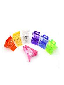 10 件随机颜色指甲延长凝胶模具夹指甲夹手指延长模板工具快速构建指甲形状尖端，美甲用品，美甲工具，美甲工具，返校，指甲，按压指甲的美甲工具 - 彩色 - 查看 4