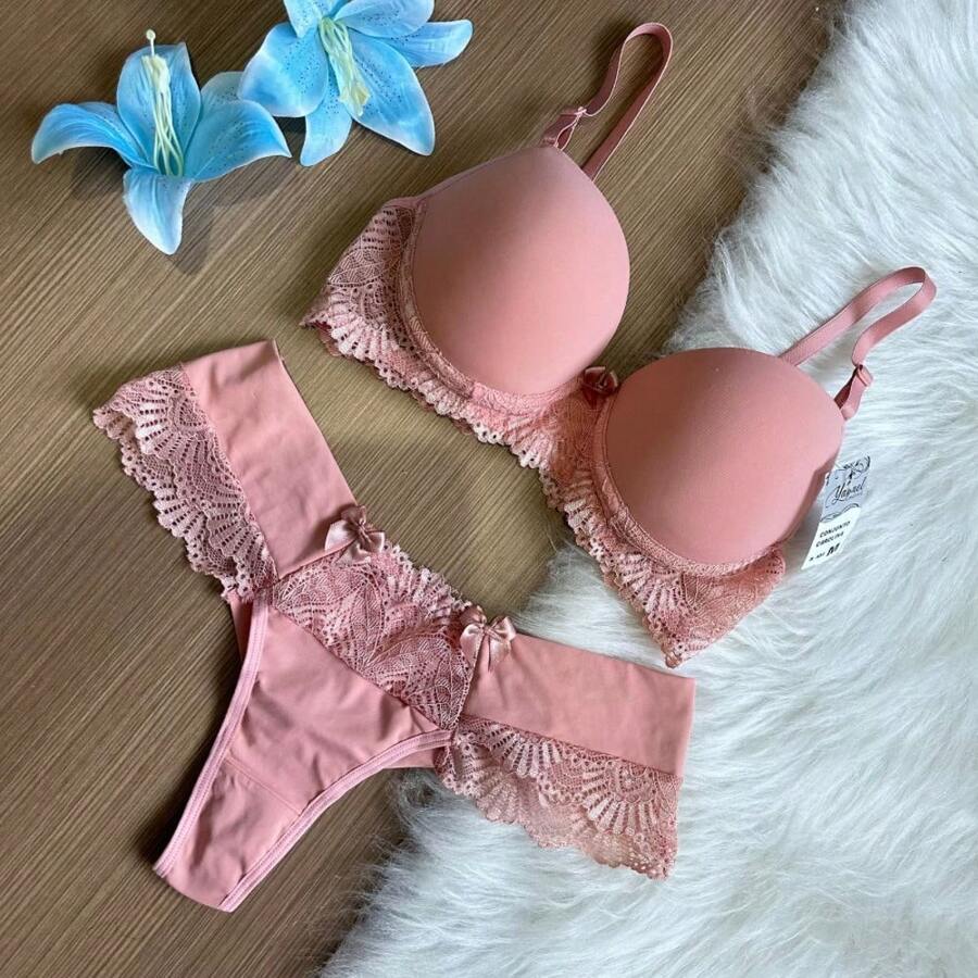 Women Sexy Lingerie - Rosa Oxidada - Ver 1