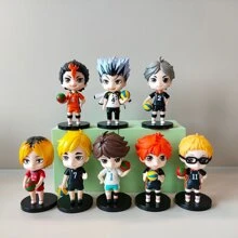 Action Figure - Haikyuu!!: 8 PVC Editions Of Volleyball Players - 灰色 - 查看 1