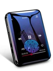 Upgraded Portable Mp3/mp4 Player With Metal Shell, 1.8-inch Touchscreen, Audio And Video Playback, E-book Reading, Nex Speaker, Pcm Recording From A Distance And 8gb Memory, Ultra-thin And Lightweight - Black - View 5