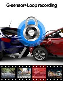 Hd Car Dash Cam, 2.5k Front Camera + 1080p Rear Camera, Wifi App Supported, Suitable For Any Vehicle, 170 Degree Wide Angle, Maximum Support 128gb