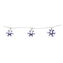 Snowflake LED Light Series Decorative Series With Transparent Cable 4 Meters Snowflake LED Light Strip Garland - White - View 2