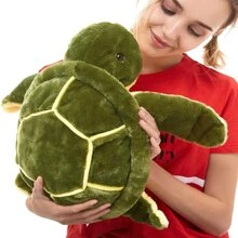 Set de 2 peluches de tortuga marina de peluche suave adorable, juguete de peluche y regalos perfectos para fiesta, decoración de habitación, decoraciones festivas
