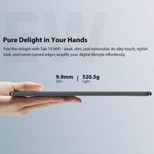 Blackview 10英寸安卓13平板電腦tab 70 Wifi,6g（3+3擴展）+64gb / Tf 1tb,四核心,1280×800高清+ips屏幕,6580mah,8mp + 5mp相機,wi-fi 6,屏幕記錄,bt5.0,經gms認證的美國平板電腦 - Twilight Blue - 查看 3