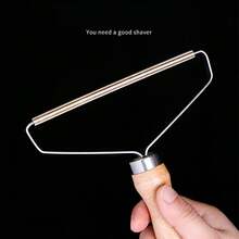 雙面刨毛機不損壞衣物,適用於家居衣物、羊毛大衣、手動除毛球