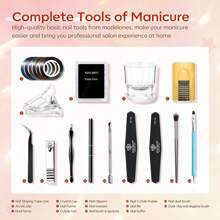 Modelones Poly Nail Gel Kit With 48W LED Nail Lamp 8 Fall Colors Clear Orange Pink Brown Glitter Extension Builder Gel Complete Nail Art Tools Manicure Professional Nail Starter Supplies DIY At Home - 彩色 - 查看 4