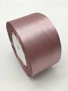 25yards/roll Satin Polyester Ribbon For Bow Wedding Christmas Party Decoration DIY Packaging - Dusty Pink - View 3
