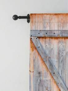 2 件遮光裝飾木質穀倉門窗簾,遮光窗簾,請參閱臥室辦公室廚房客廳書房家居裝飾 - 彩色 - 查看 6