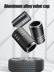 4 件裝汽車輪胎氣門嘴蓋,採用陽極氧化鋁合金精密加工,氣密密封,廣泛用於各種品牌的汽車、suv、卡車、摩托車、自行車等。 - 黑色 - 查看 2