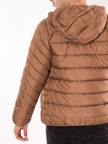 CHAMARRA CAPITANADA DISEÑO DE MODA FORRADA - Caqui - Ver 3