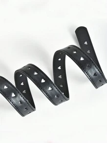 3pcs Simple Heart Shaped Belts For Girls - Multicolor - View 4
