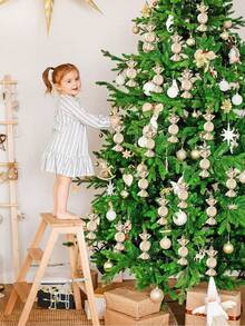 6 đồ trang trí Giáng sinh hình kẹo mạ, đồ trang trí tiệc Giáng sinh, đồ trang trí cây thông Noel cho năm mới 2025 - Rượu sâm banh - Xem 4