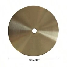 4.7" Round Canopy Kit Brass Modern Chandelier Ceiling Plate Iron Chandelier Canopy for Pendant Hanging Light Wall Lamp