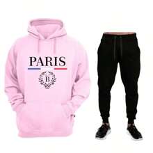 Men Two-piece Outfits - Màu Hồng baby - Xem 1