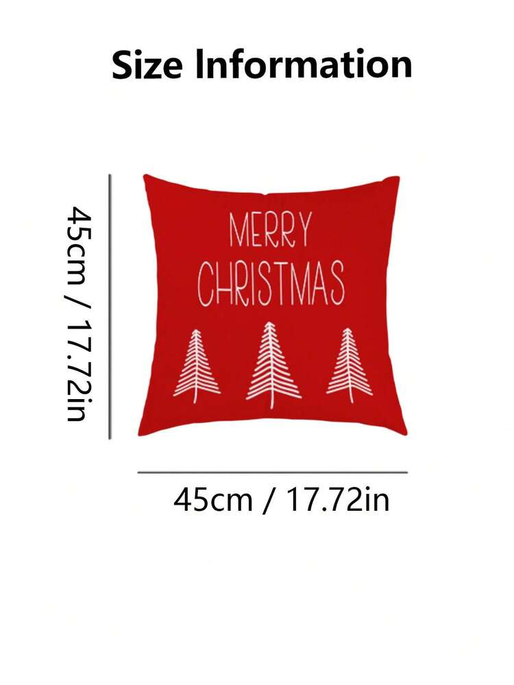 Fundas De Almohada De Árbol De Navidad De Color Verde Oscuro | Envío Gratis