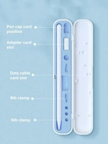 1 pieza Funda protectora azul compatible con Apple Pencil de 1ra/2da generación - Azul - Ver 4