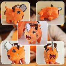 Motosierra Anime Hombre Pochita Excelente Plush Dog Juguetes - Caqui - Ver 7