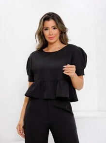 Women Two-piece Outfits - 黑色 - 查看 3