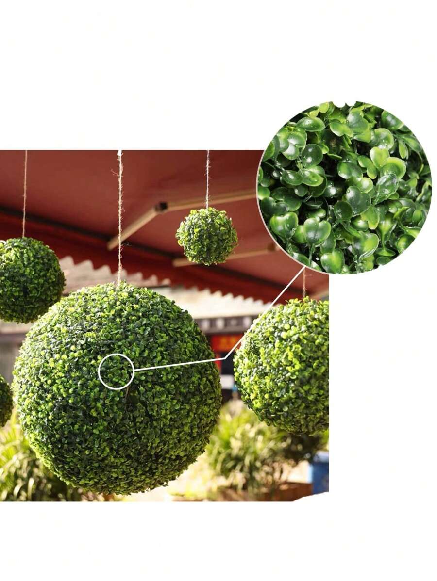 1PC green artificial grass ball artificial plant decoration ball green