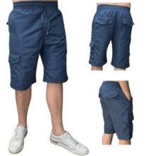 Men Shorts - Navy Blue - View 2