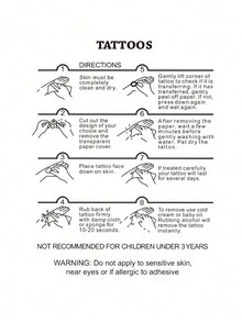 20入組帶有蝴蝶和花卉設計的暫時性紋身貼紙,水彩玫瑰蝴蝶假紋身貼紙女性專用,彩色身體藝術 - 彩色 - 查看 7