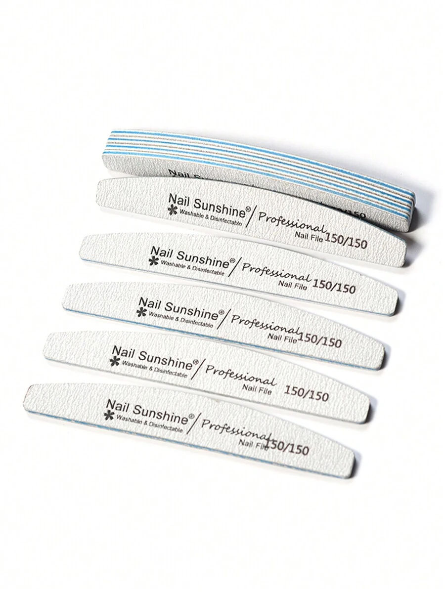 5 chiếc dũa móng tay 150/150 Grit, dũa móng tay hai mặt, dũa móng tay có thể giặt được, dũa móng tay có thể tái sử dụng, dũa móng tay dạng khối, dụng cụ làm móng cho móng tay tự nhiên, móng tay acrylic, sử dụng tại nhà và tiệm, đồ dùng làm móng, dụng cụ làm móng, dụng cụ làm móng, trở lại trường, móng tay, dụng cụ làm móng để dán móng tay - Màu Xám nhạt - Xem 1