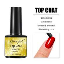 LIMEGIRL 4Pcs 7.5Ml Nail Gel Base Top Coat Set With Matte Top Coat, Base Coat, And Primer - Air Dry For Women And Girls - Perfect For Diy Nail Art Gift For Women
