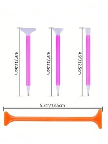 鑽石畫專用免貼鑽筆,可快速輕鬆地放置9種大小的鑽石畫筆