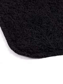Set Of 3 Non-Slip Kitchen Mats, Low Pile, Washable - màu đen - Xem 4