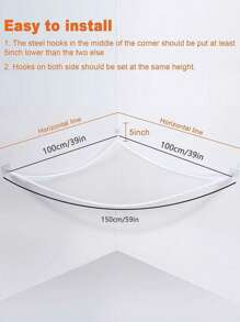 1入組填充動物用網或吊床,玩具吊床,泰迪熊吊床,玩具吊床,填充動物收納角落掛網座,網狀吊床毛絨玩具整理架,適用於臥室、幼兒園收納袋 - 白色 - 查看 4