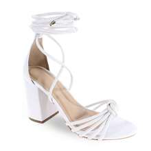 Women Heeled Sandals - 白色 - 查看 3