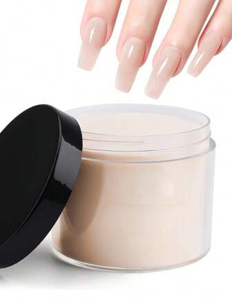 4 IN 1 Acrylic Nail Powder,1PC Nude Acrylic Powder Colored Acrylic Nail Powder For Acrylic Nail Extension,Nail Carving,Adhesive Rhinestone,Dip Powder For Nails DIY Nail Charms Nail Gems Nail Supplies