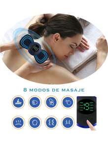 Massage And Relaxation Device Muscle Stimulator Machine Massager Patch Muscle Massage Machine Therapy Device For Back, Neck, Arm Pain Relief - Black - View 2