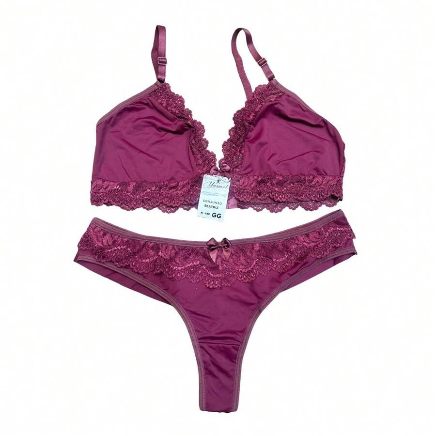 Women Sexy Lingerie - Maroon - View 1
