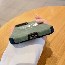 1 st stijlvolle vlinder bedrukte zachte telefoonhoes compatibel met iPhone- en Samsung-modellen