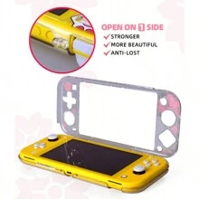 游戏机个性化创意樱花水晶外壳第二代，兼容 Switch Lite Ns Lite - 無色 - 查看 1