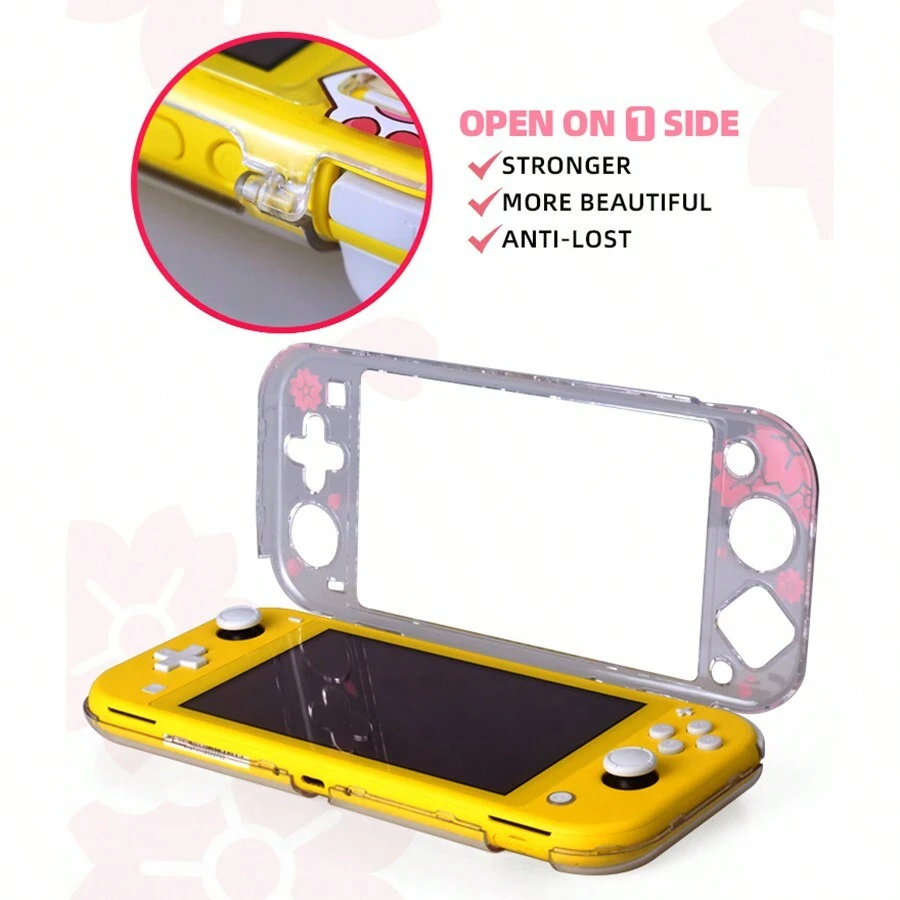 游戏机个性化创意樱花水晶外壳第二代，兼容 Switch Lite Ns Lite - 無色 - 查看 1