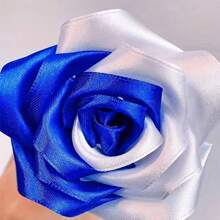 1 Pièce 25 Yards/rouleau De Ruban Satiné, Ruban De Satin De Soie Matériel De Fleur De Rose Diy Décoration De Gâteau Enveloppement De Cadeau Mariages Fêtes Boucle De Ruban