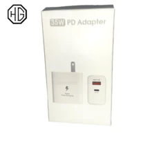 Cargador Doble entrada USB y una Tipo C con Cable USB a Tipo C - Blanco - Ver 4