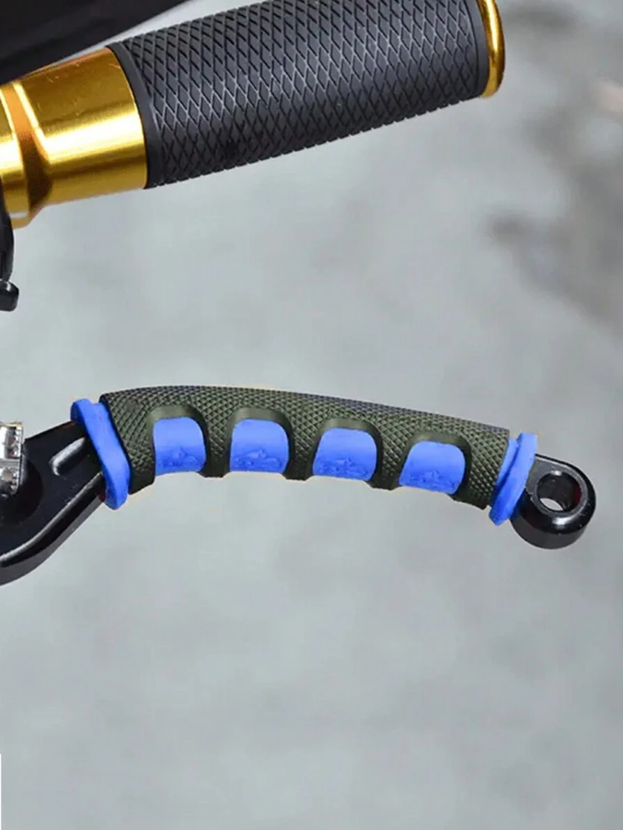 2件/套 矽膠摩托車防滑剎車把套 摩托車改裝配件